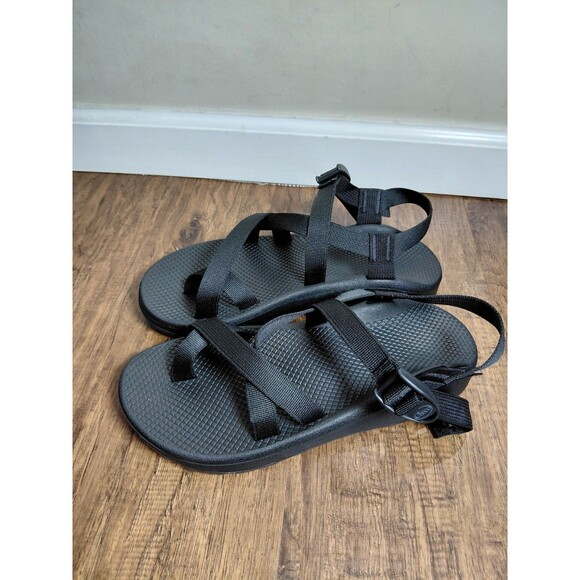 Chaco Men\'s ZCloud 2 Sandal, Solid Black/Noir - J106765 - US Size 12 / EU 45